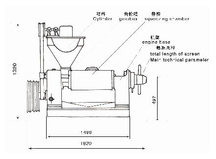 雙象6YL-120型螺旋榨油機詳細(xì)介紹
